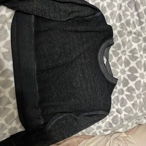 NO BOUNDARIES Black long sleeve crop top size S